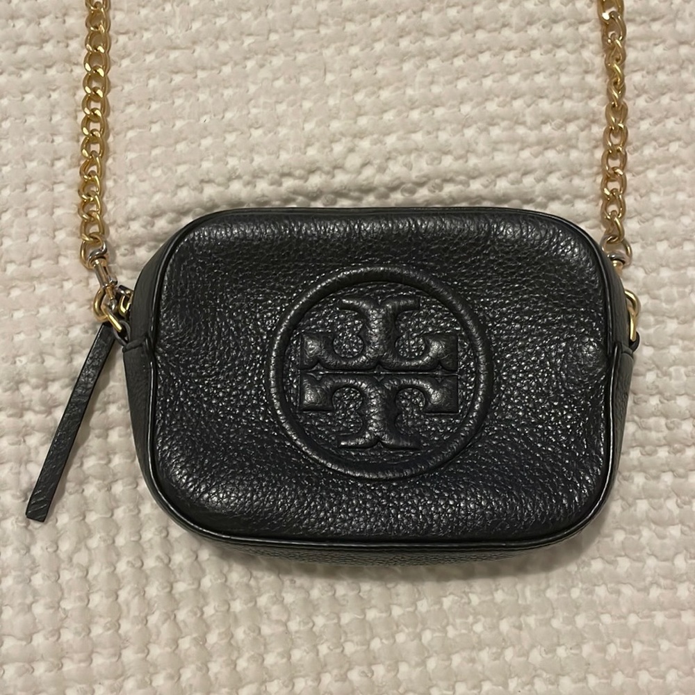 Tory Burch mini black crossbody bag